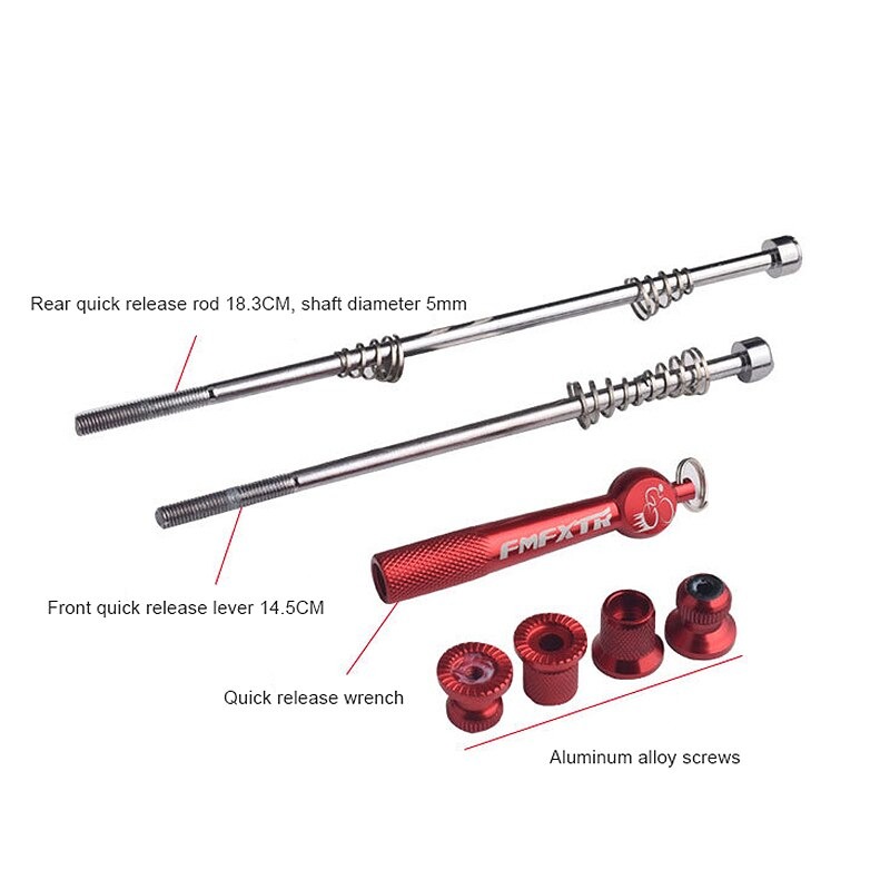 แกนปลดเร็วล้อจักรยาน FMF XTR แบบมีตัวปลดกันขโมย