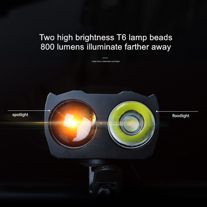 ไฟหน้าจักรยาน แตรจักรยาน แบบชุด THAIBIKE ชาร์จ USB