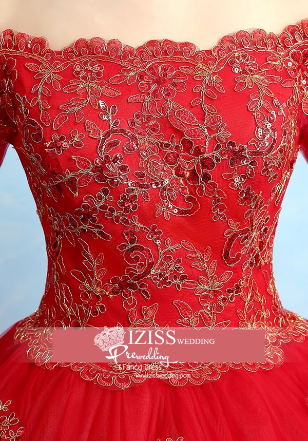 PW567- **พร้อมส่งค่ะ**ชุดคู่ถ่ายพรีเวดดิ้ง (prewedding dress) & ชุดแต่งงานแฟนซี (Fancy wedding dress)ชายหญิง "ธีมสีแดง"