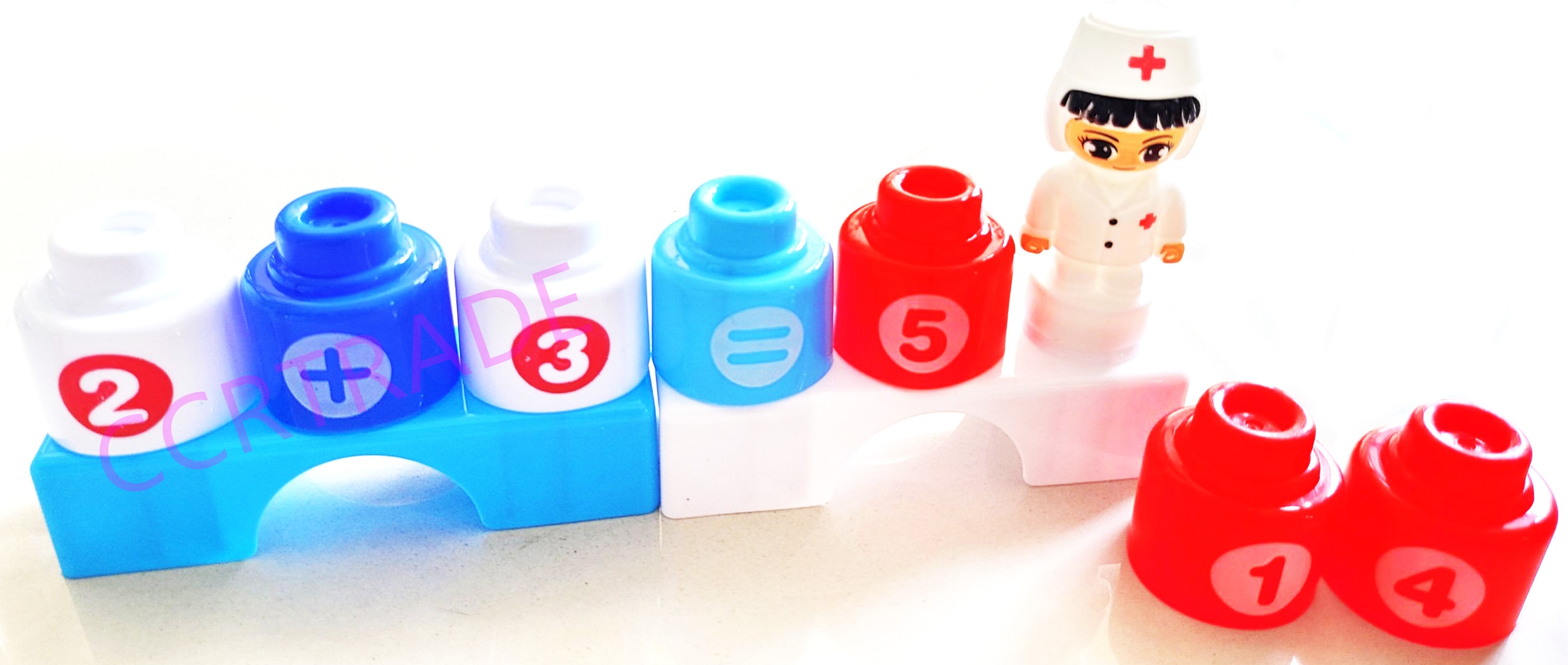 บล็อคตัวต่อพยาบาล 10 ชิ้นถุง 16x20 ซม.