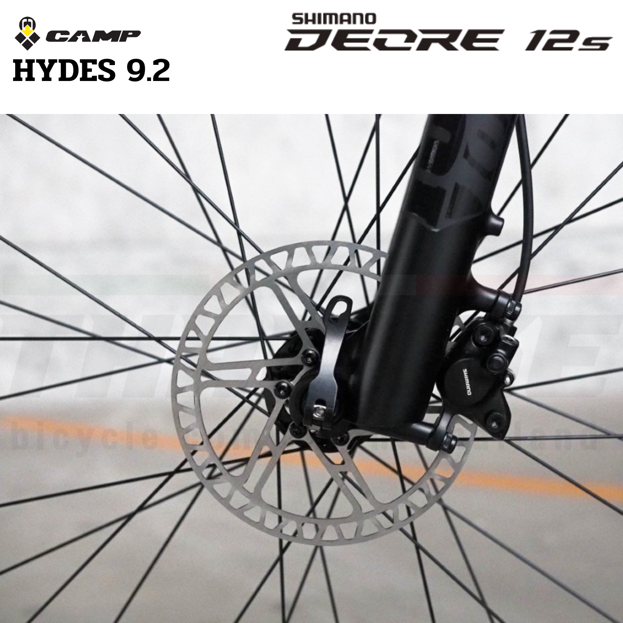 รถจักรยานเสือภูเขาอลูมิเนียม CAMP HYDES 9.2 ล้อ 29 SHIMANO DEORE 12spd