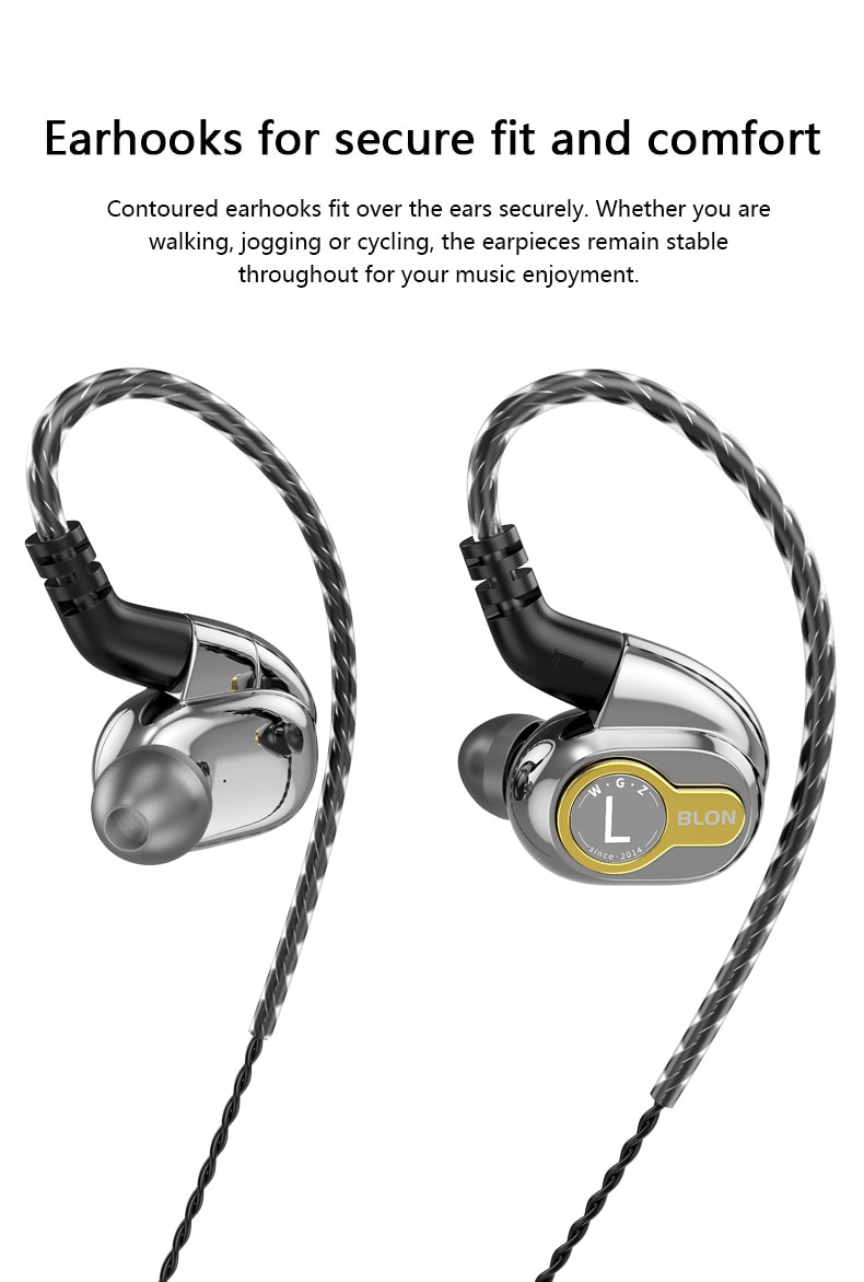 ขาย Blon BL05 หูฟัง Dynamic 10mm ใช้ Carbon Diaphragm เป็นส่วนประกอบไดร์เวอร์