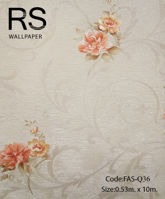 วอลเปเปอร์ลายดอกไม้ FAS-Q36