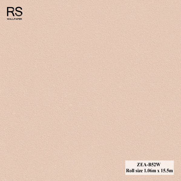 วอลเปเปอร์ พื้นสีน้ำตาลอมโอรส ZEA-B52W