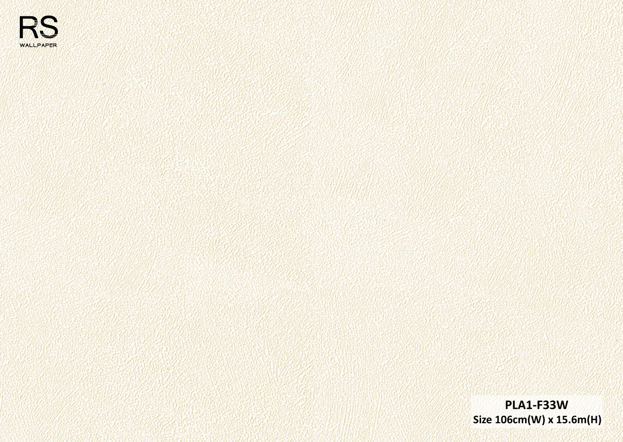 วอลเปเปอร์ สีครีมขาว PLA1-F33W