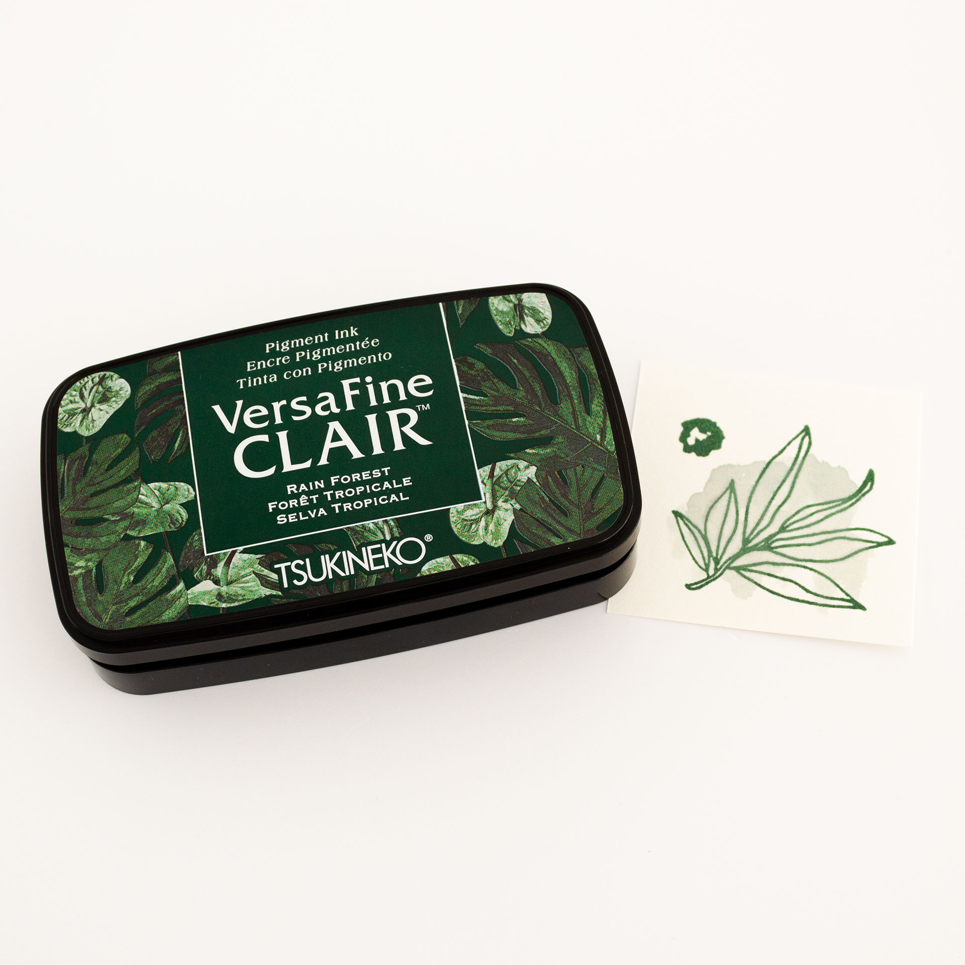 หมึกปั๊มกระดาษ versafine clair_rainforest (สีเขียวเข้ม)