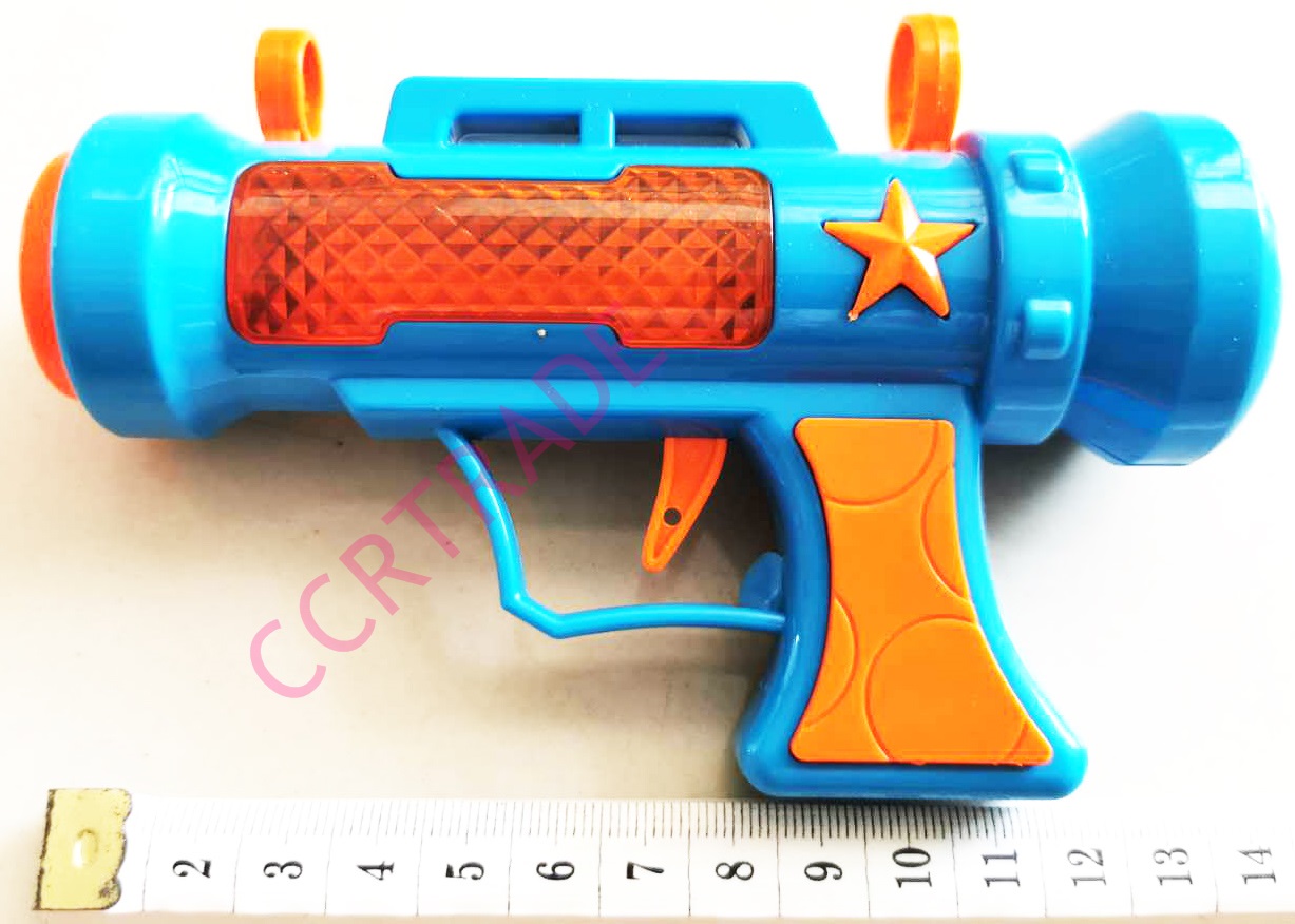 ปืนเรนเจอร์ มีไฟกล่อง 17 ซม. (มีถ่านในตัว)