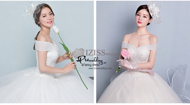 BR221 **พรีออเดอร์ชุดสีขาว/ครีม**ชุดแต่งงาน&ชุดเจ้าสาวแบบยาวสีขาวเกรดพรีเมี่ยม หรูหราน่ารัก สวยโดดเด่นไม่ซ้ำใคร สวยงามดุจเจ้าหญิง