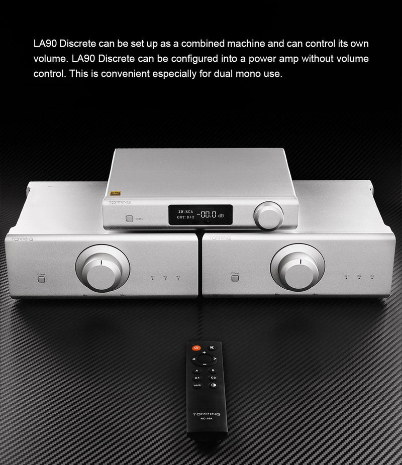 Topping LA90 Discrete NFCA Amplifier ตั้งโต๊ะ รองรับ Hi-Res ประกันศูนย์ไทย