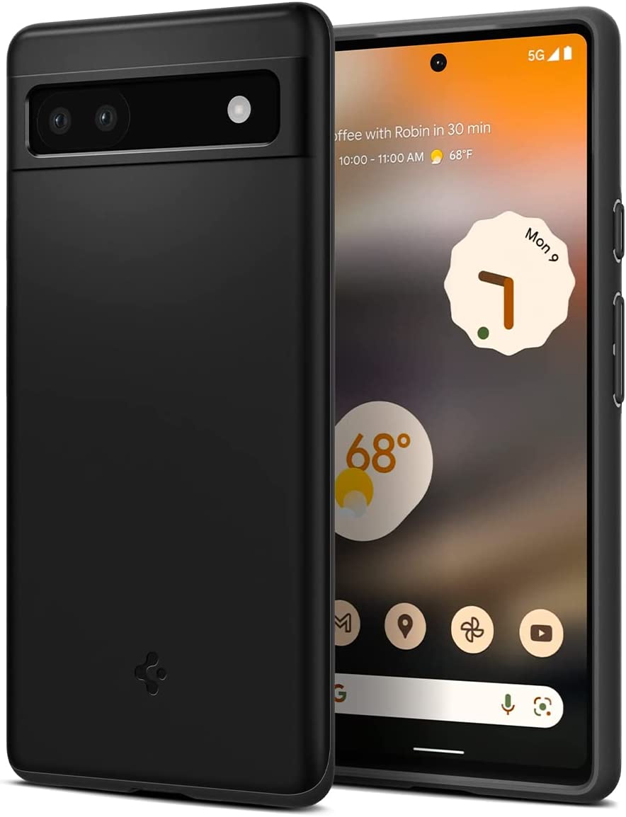 Spigen Thin Fit Designed for Pixel 6a Case - Black