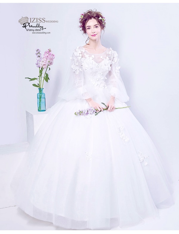 DL052 - **พรีออเดอร์** ชุดราตรี เดรสยาวออกงาน (Night party dresses) ชุดไปงานแต่งงานสวยๆ "ธีมสีขาว"