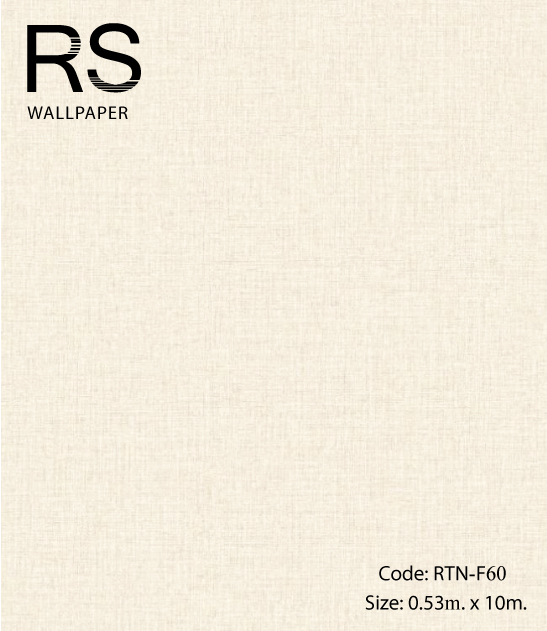 วอลเปเปอร์เทกเจอร์ผ้าพื้นสีน้ำตาลอ่อน RTN-F60