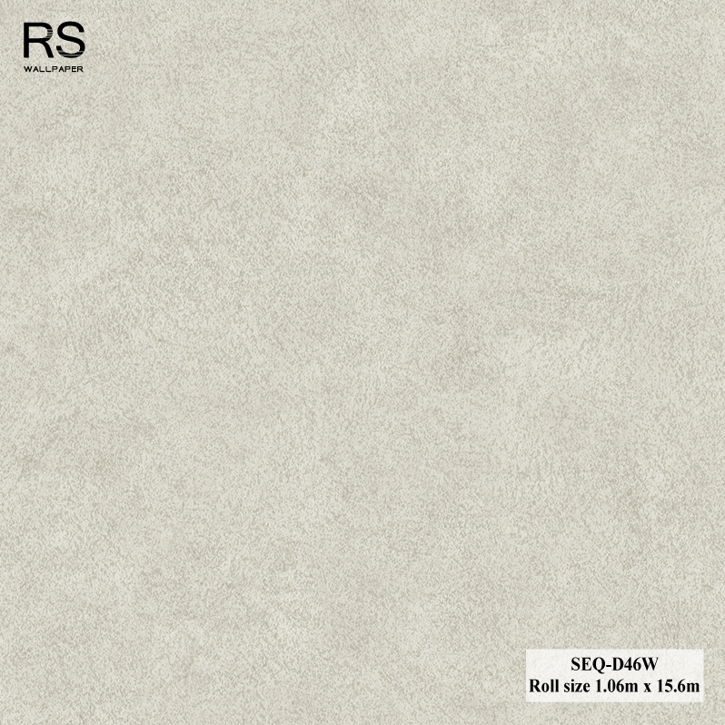 วอลเปเปอร์ลายพื้นปูน สีเทา SEQ-D46W