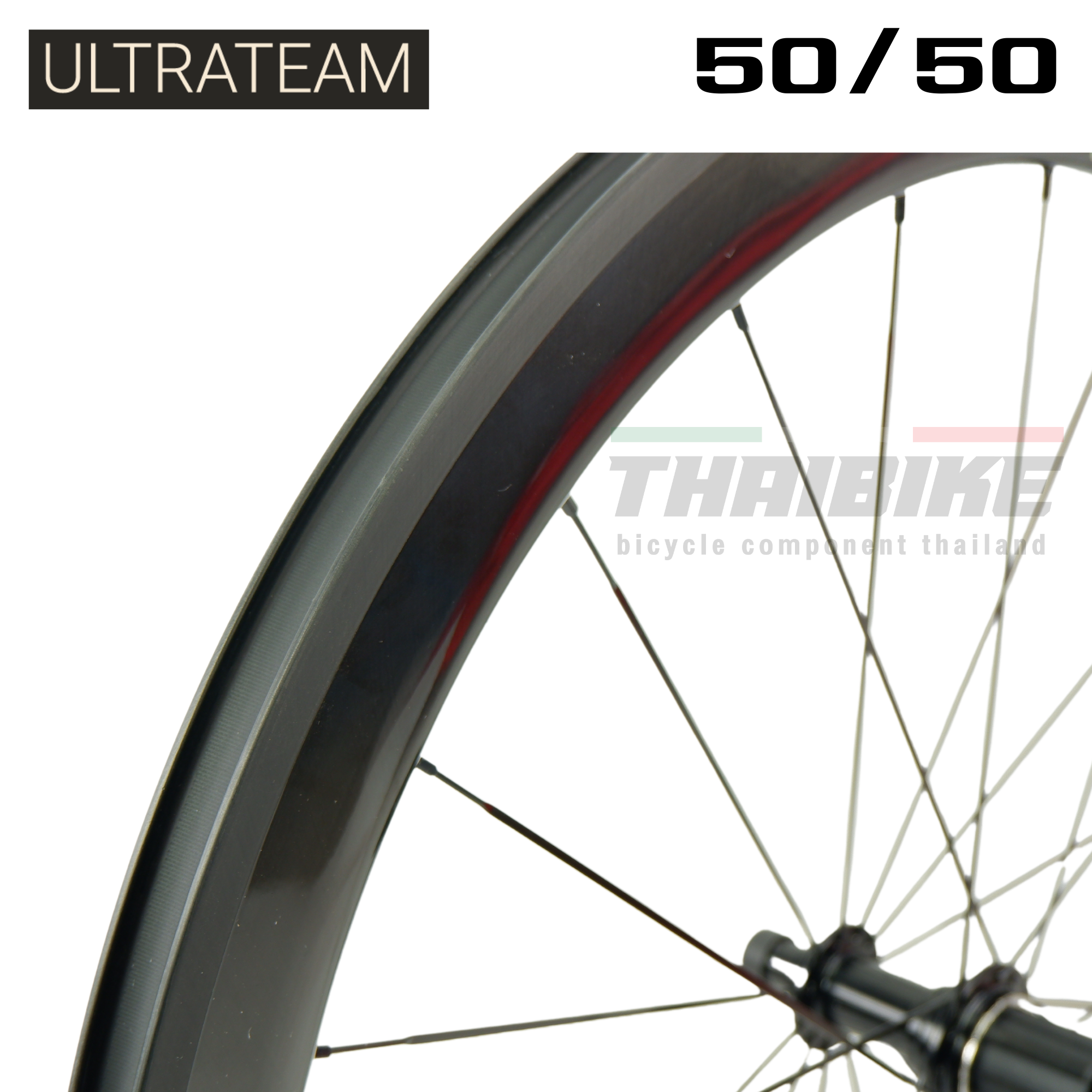 ขอบใหม่ NEW !! ล้อจักรยานเสือหมอบคาร์บอน ULTRATEAM รุ่น G3 ขนาด 5050 6060 6088