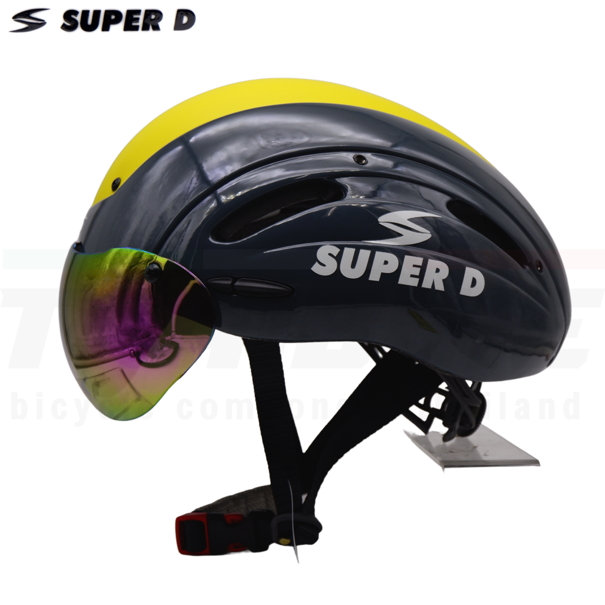 🚴♂️ หมวกกันน็อคจักรยาน SUPER D แบบแอร์โร่ว์ 2in1