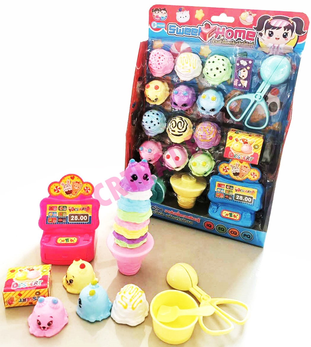 เกมส์ไอศครีมทาวเวอร์+แคชเชียร์แผง 22x30 ซม.(1x3)