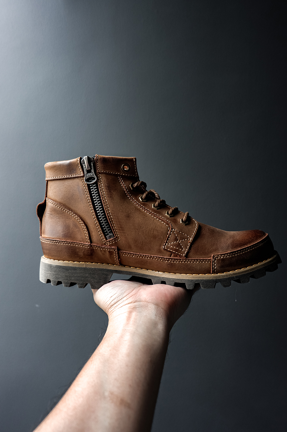 รองเท้าหนัง Timberland Side Zip Up