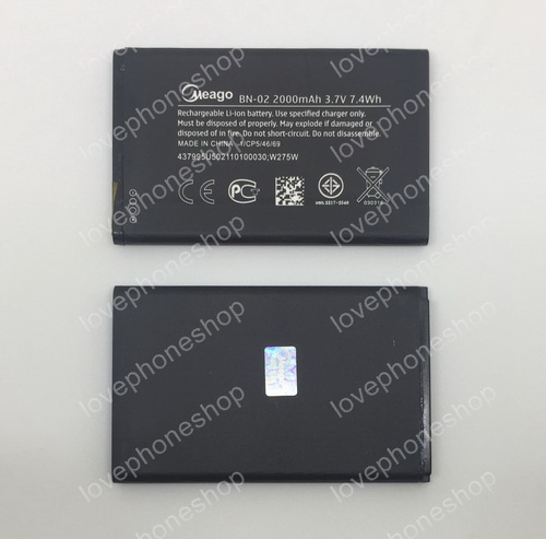 แบตเตอรี่ มอก. Meago สำหรับ Nokia XL รหัส BN-02 (ส่งฟรี)