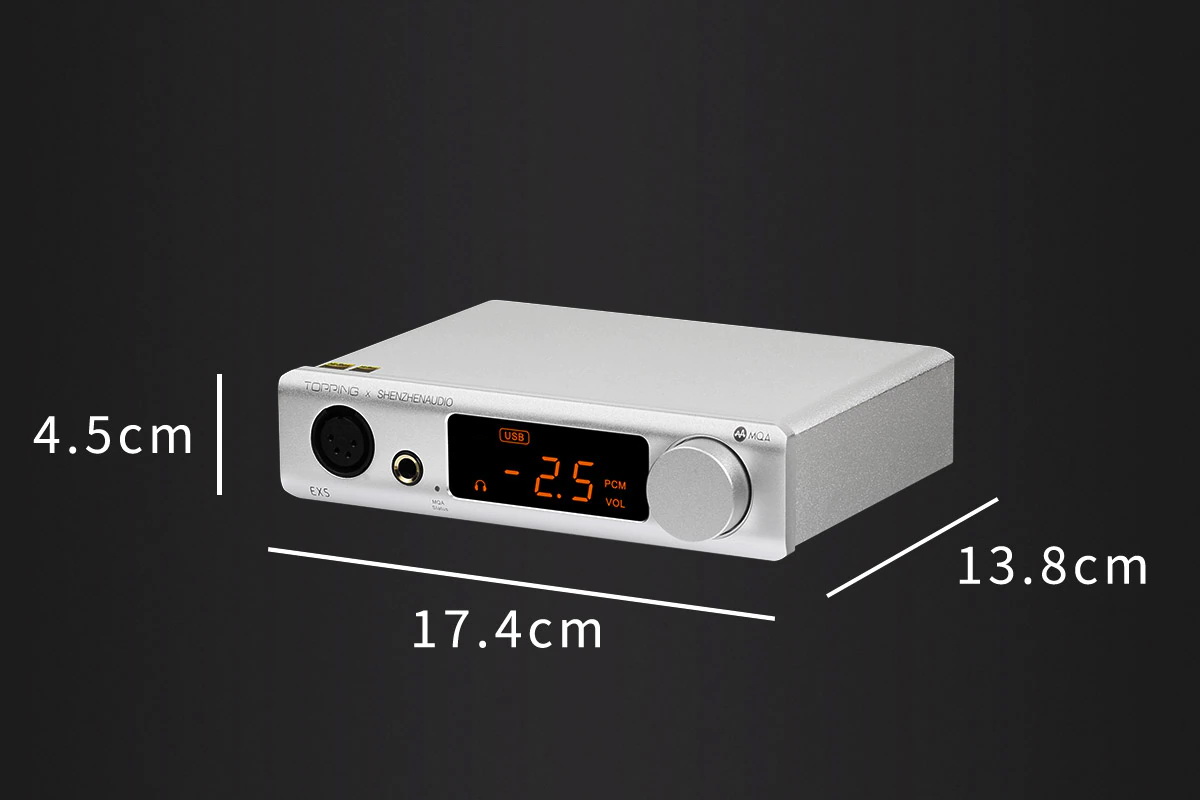 ขาย Topping EX5 DAC& ตั้งโต๊ะรองรับ MQA, Dual Hi-Res ประกันศูนย์ไทย