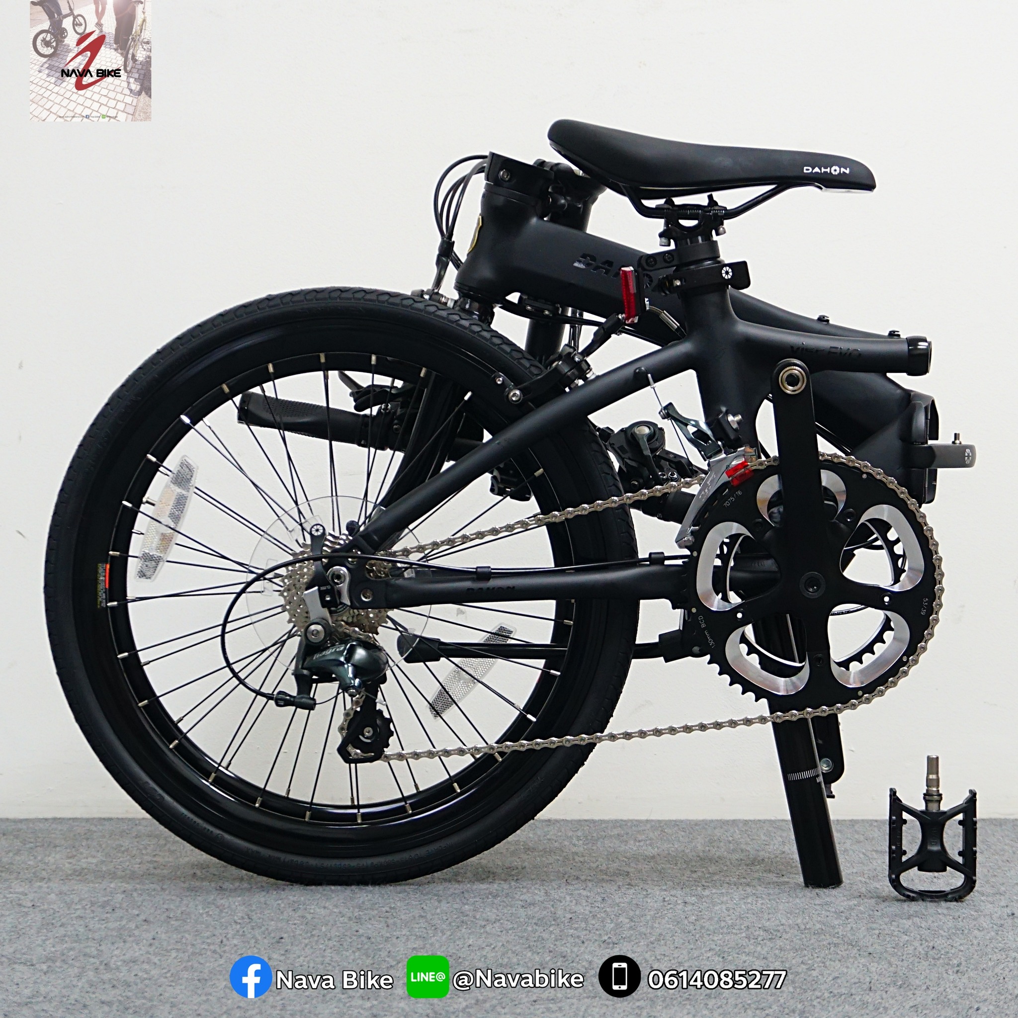 DAHON : VISC EVO จักรยานพับได้ เฟรมอลูมิเนียม เกียร์ Shimano TIAGRA 20 สปีด