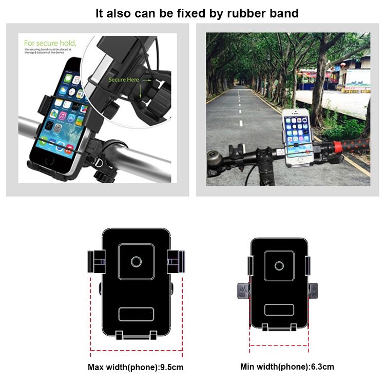 ขาจับมือถือ ติดจักรยาน มอเตอร์ไซต์ 05 HLBK-X6