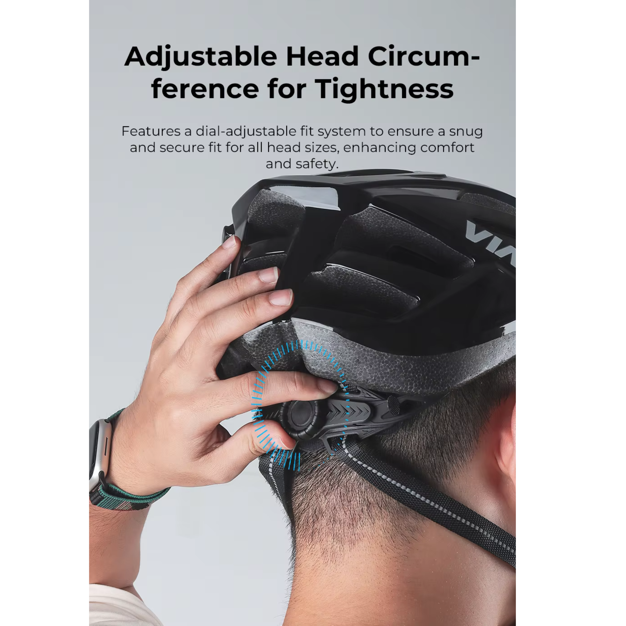 หมวกกันน็อคจักรยานเสือหมอบ เสือภูเขา VIARON น้ำหนักเบาพิเศษ