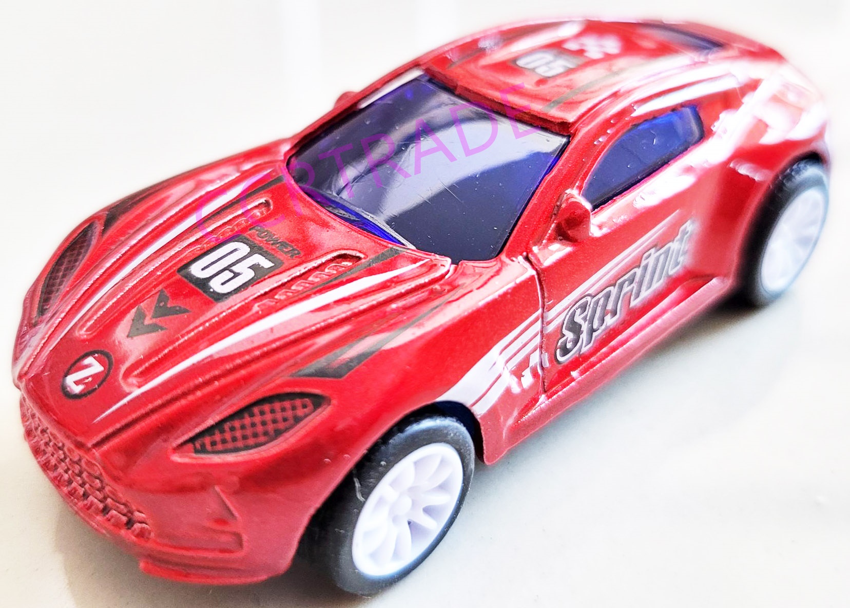 รถแข่งเหล็กสีสด มีลานถาด 30 ซม.