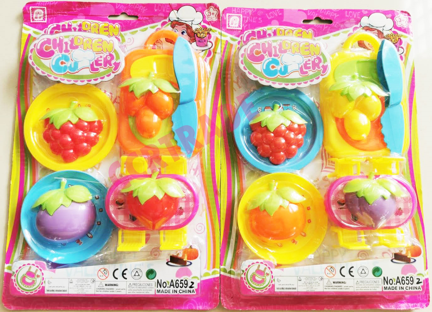 ชุดครัวผลไม้+โต๊ะอาหารแผง 25 ซม.