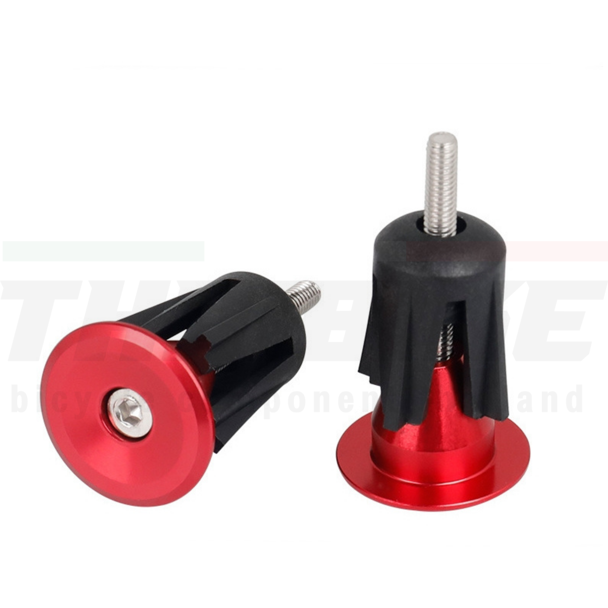 จุกปิดปลายแฮนด์จักรยานเสือหมอบ เสือภูเขา ฝาปิดปลายแฮนด์อลูมิเนียม