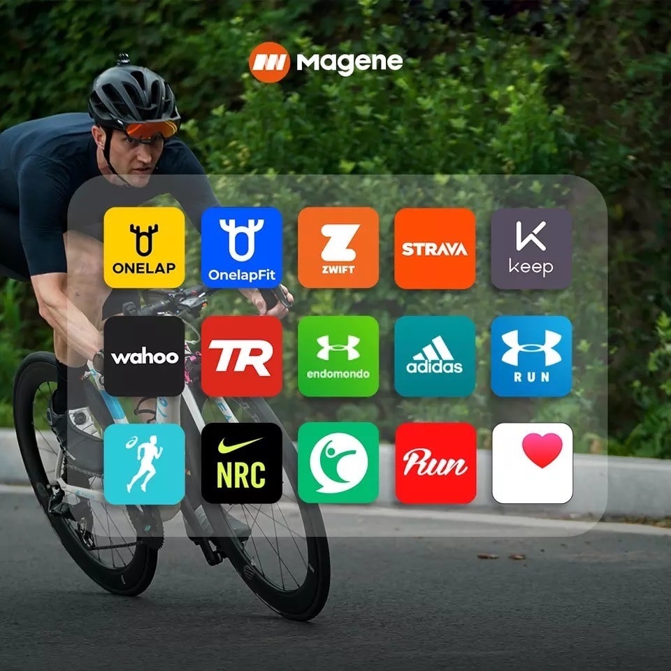 MAGENE H803 เซนเซอร์วัดหัวใจ แบบรัดแขน เชื่อมต่อผ่าน Bluetooth/ANT+