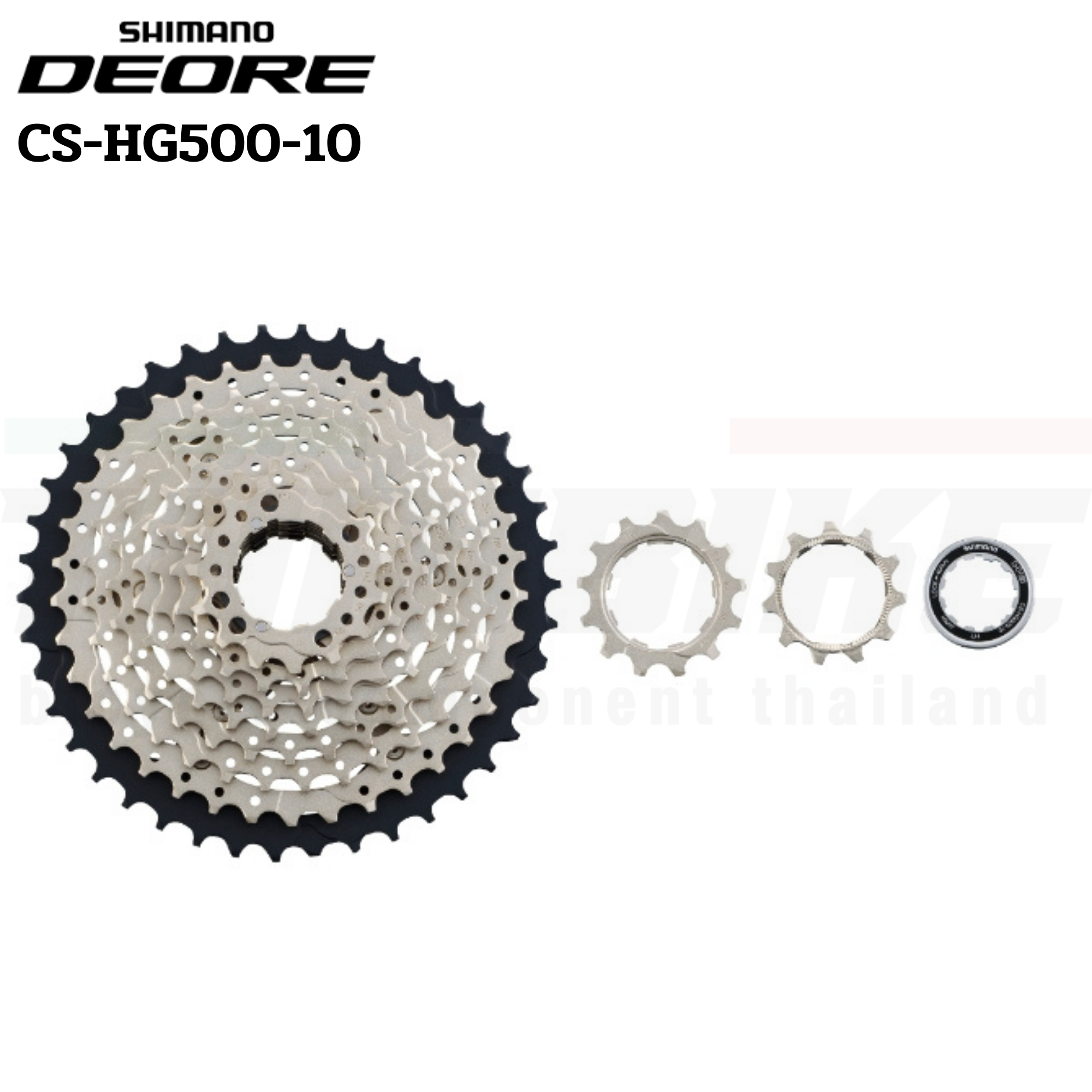 เฟือง สเตอร์ จักรยาน DEORE/TIAGRA, CSHG500-10, 10-SPD 11-25/2-28/11-32/11-34/11-46