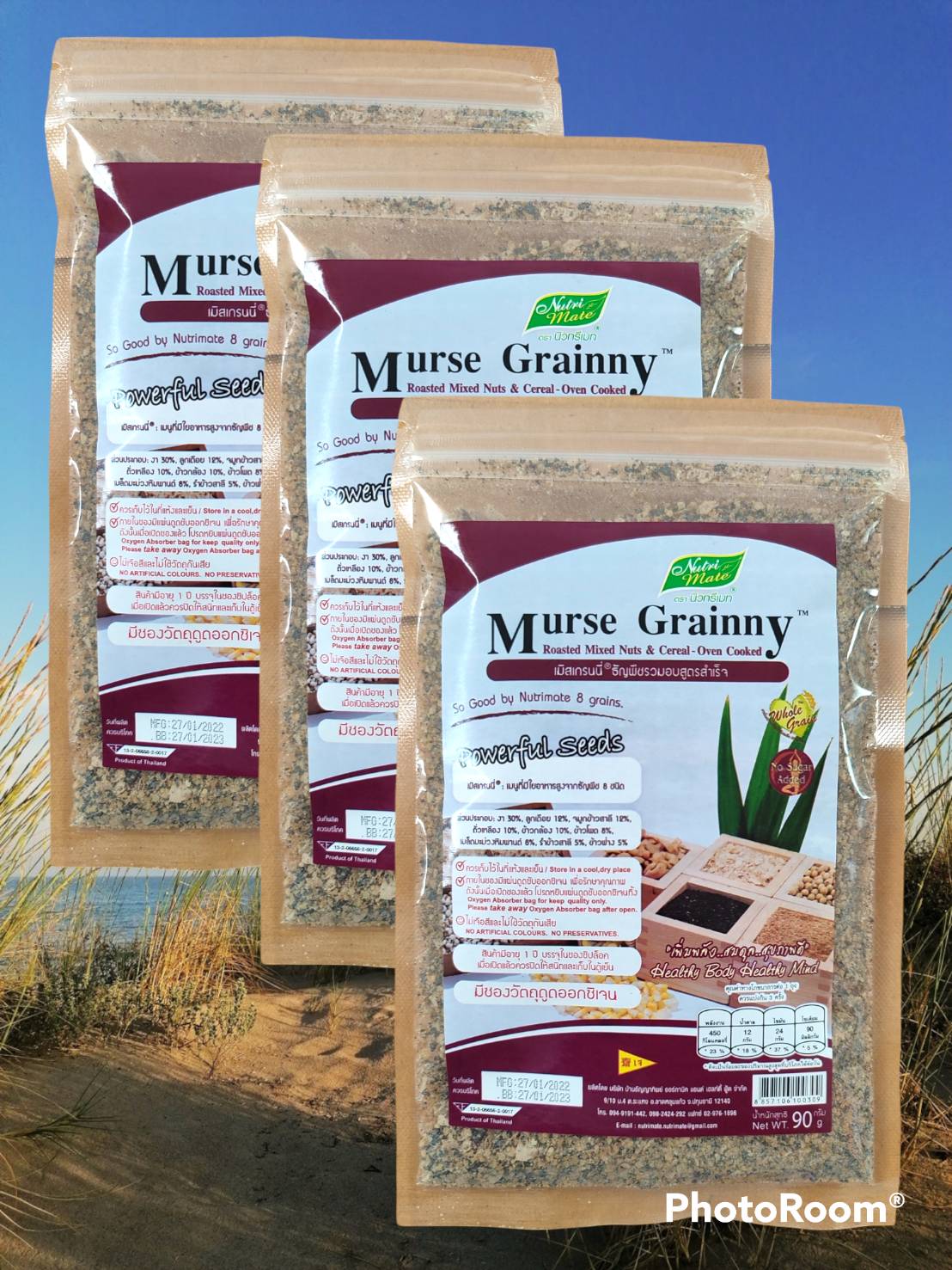 เมิสแกรนนี่ ธัญญาหารสูตรสำเร็จ (Murse Grainny) (Pack 90 g. x 3 ซอง)