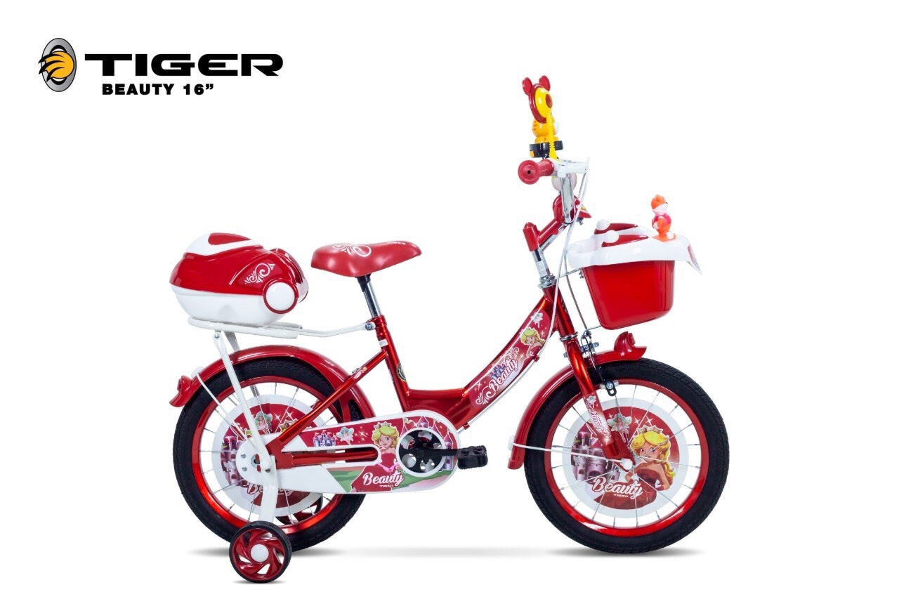 TIGER : KID 16" จักรยานเด็ก 16" ลายการ์ตูนเด็กผู้ชายและเด็กผู้หญิง