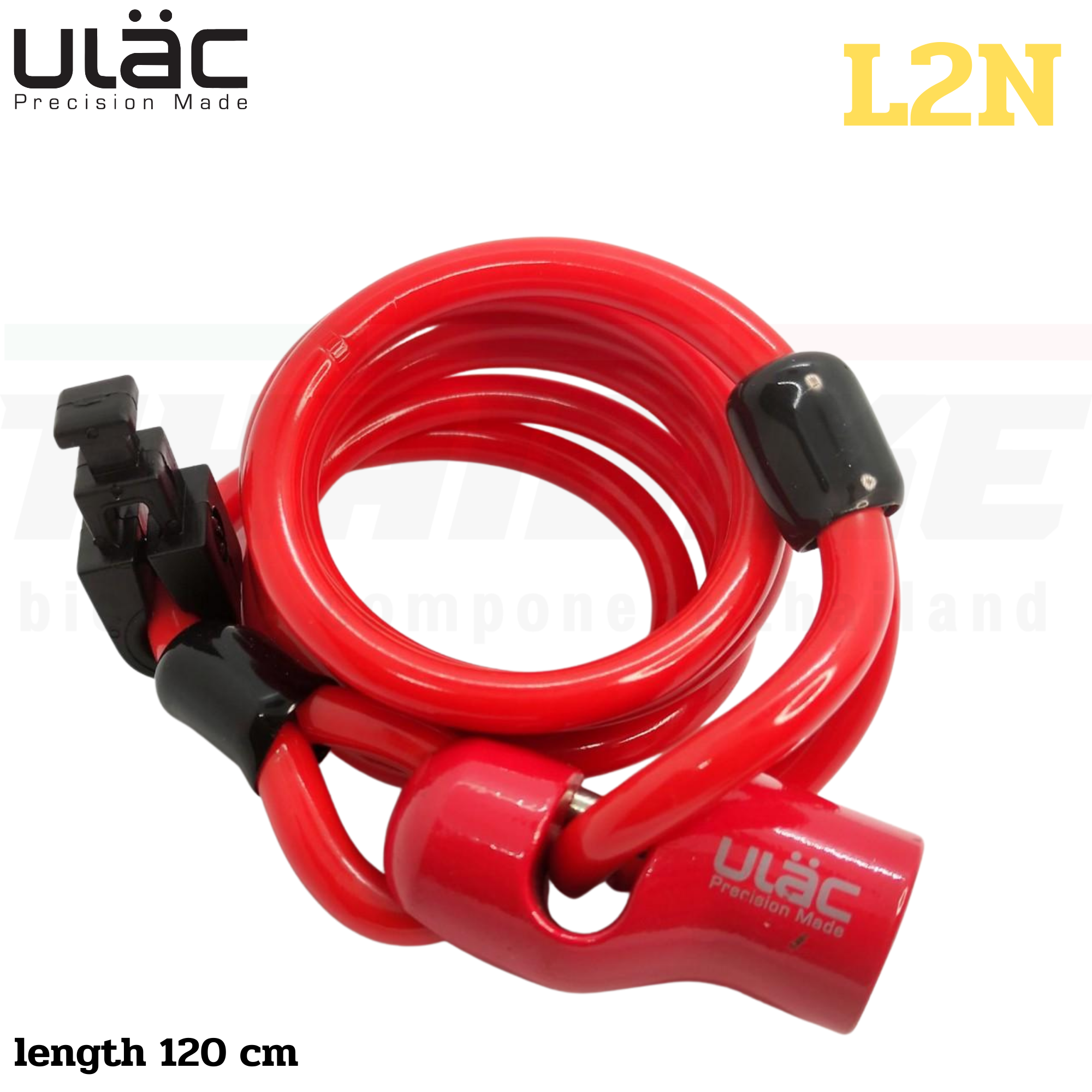 สายล๊อคจักรยานแบบกุญแจ ULAC L2N Bicycle Lock Anti-Theft