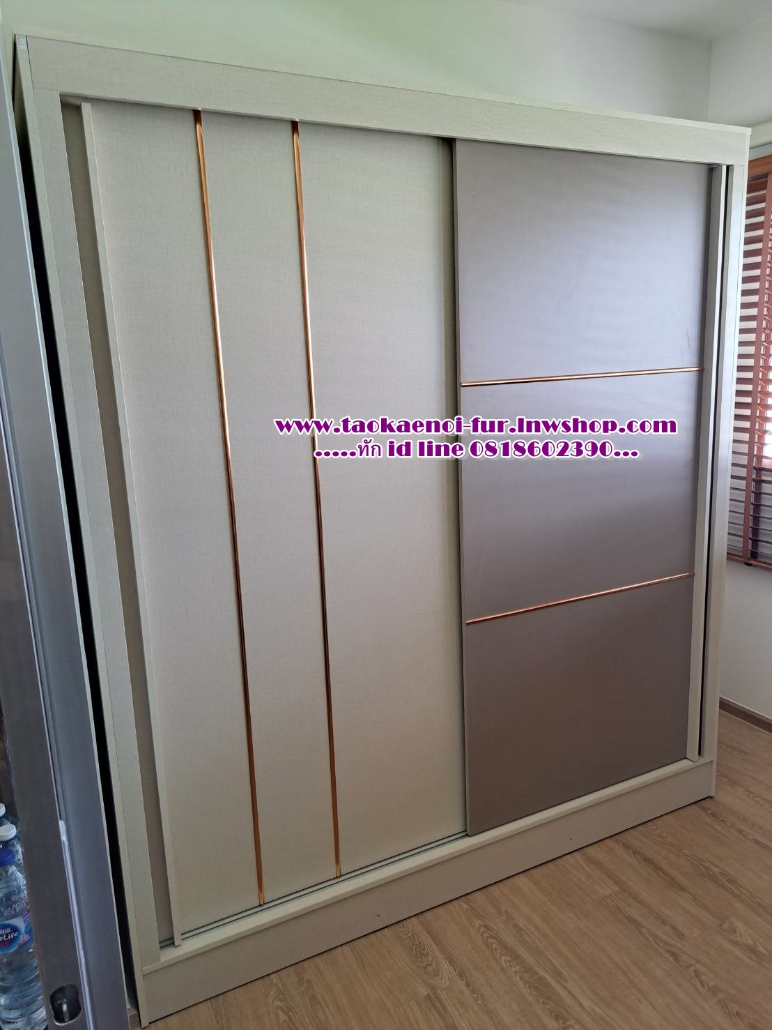 WR-180SLC ตู้เสื้อผ้าบานเลื่อน 180 ซม.