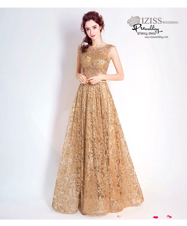 DL012 - **พรีออเดอร์** ชุดราตรี เดรสยาวออกงาน (Night party dresses) ชุดไปงานแต่งงานสวยๆ "ธีมสีโอโรส"