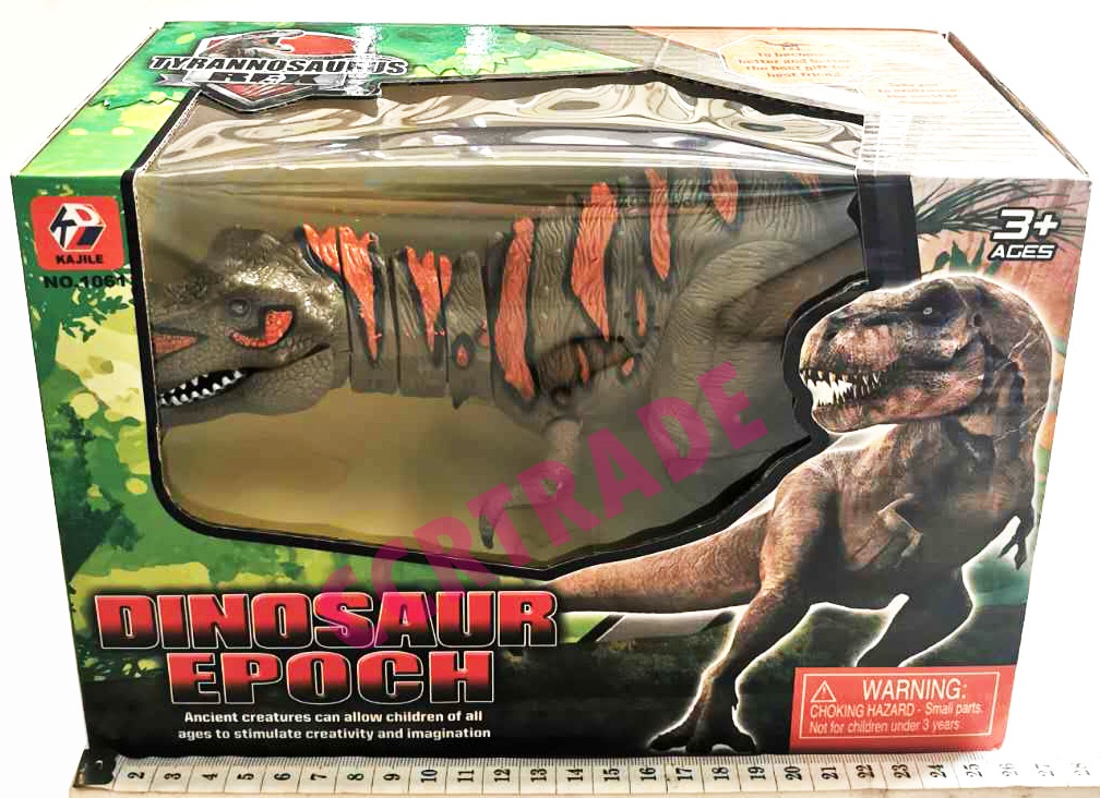ไดโนเสาร์แร๊บเตอร์ มีเสียง มีไฟกล่อง 18x39 ซม.(1x3)