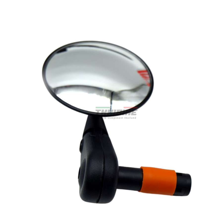 กระจก v-grip (งานไต้หวัน) กระจกติดจักรยาน แบบนูน ติดได้ทั้งซ้ายและขวา