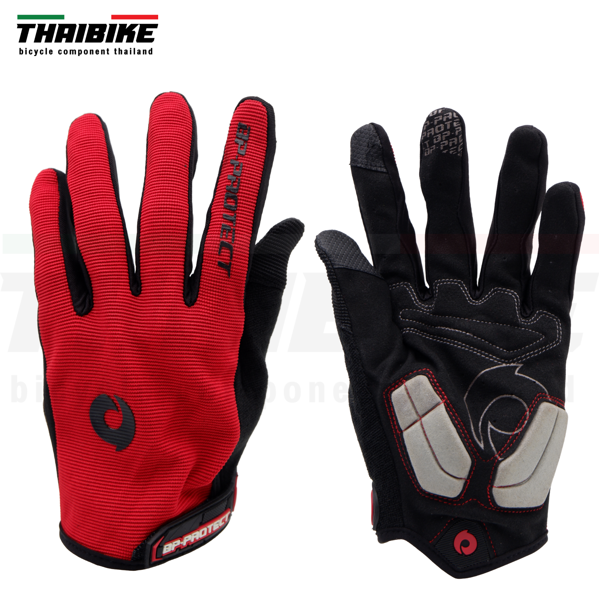 ถุงมือปั่นจักรยานเต็มนิ้ว BP-PROTECT ถุงมือจักรยาน แบบยาว