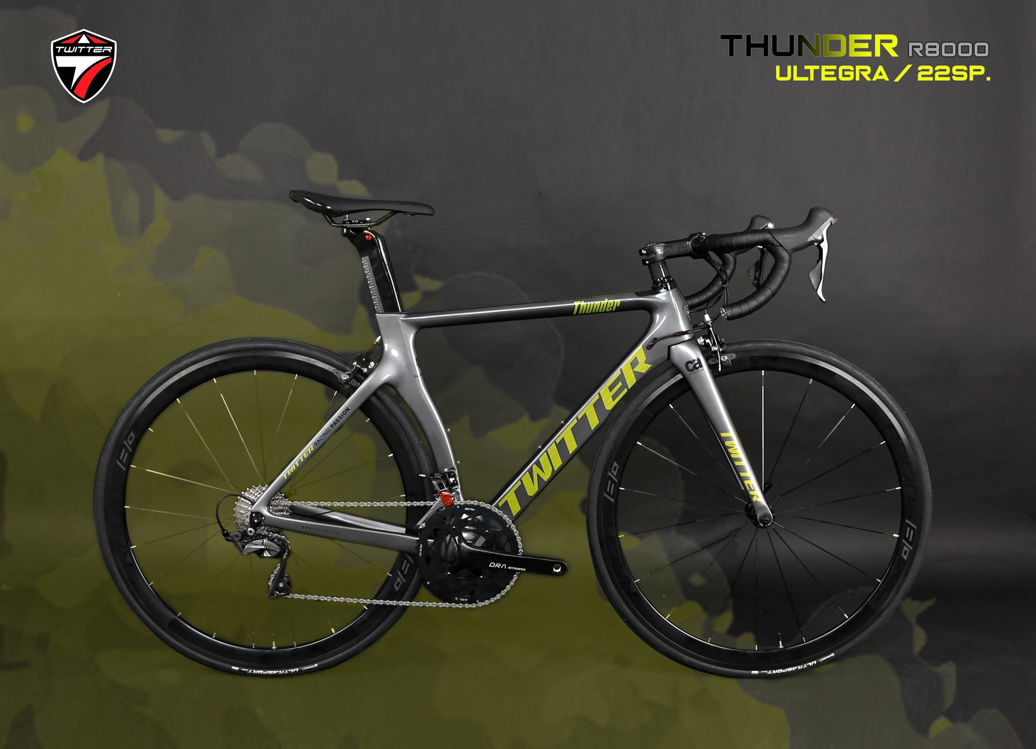 จักรยานเสือหมอบคาร์บอน TWITER CARBON THUNDER