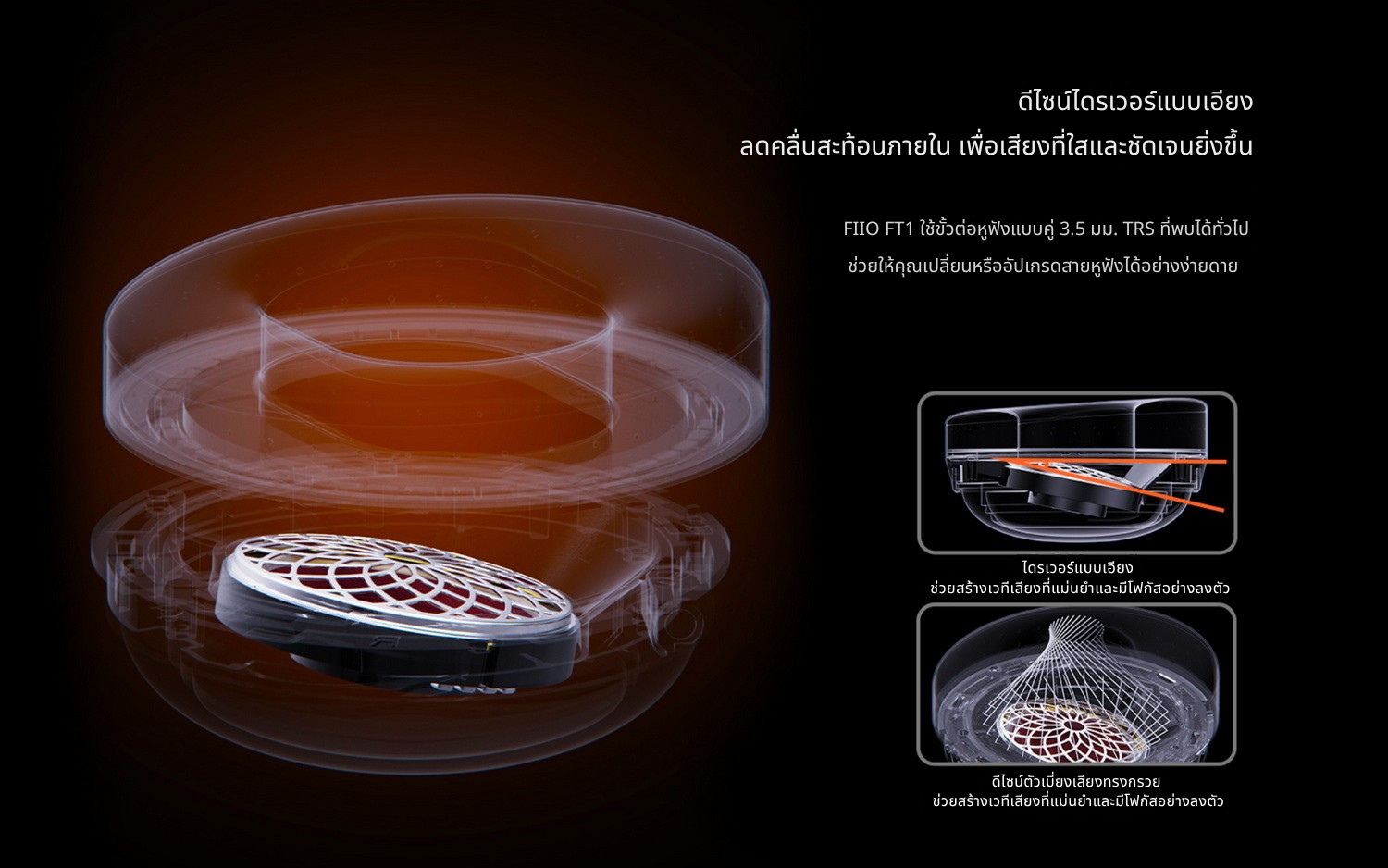 FiiO FT13 หูฟังเฮดโฟนบอดี้ไม้ สัมผัสหรูหรา คุณภาพเสียงที่เป็นเอกลักษณ์ ประกันศูนย์ไทย