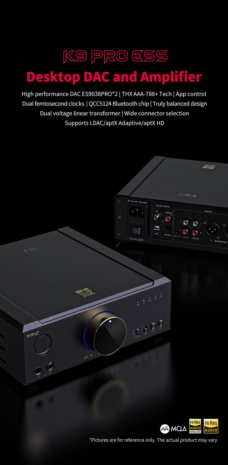 ขาย FiiO K9 PRO DAC/Amp ระดับเรือธง ประกันศูนย์ไทย