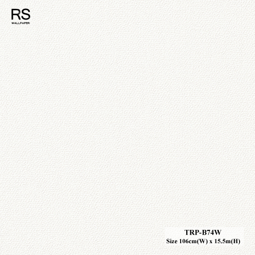 วอลเปเปอร์สีขาว TRP-B74W