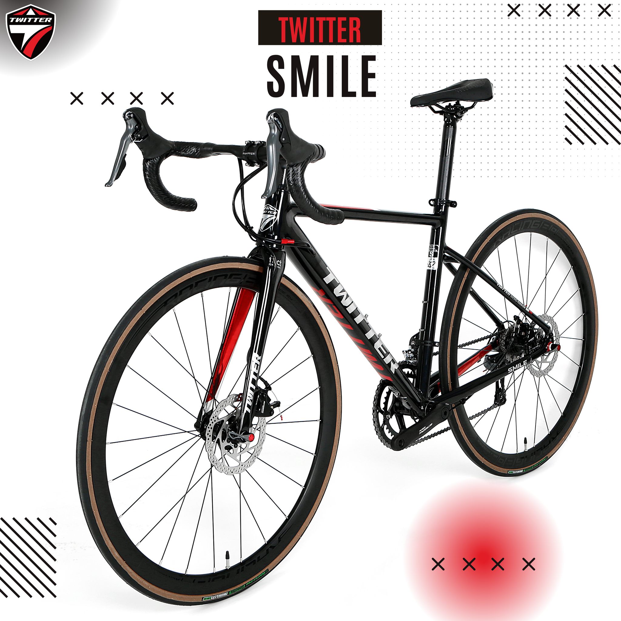 จักรยานเสือหมอบ อลูเบา TWITER รุ่น SMILE SHIMANO CLARIS(2023)/RS24SPD