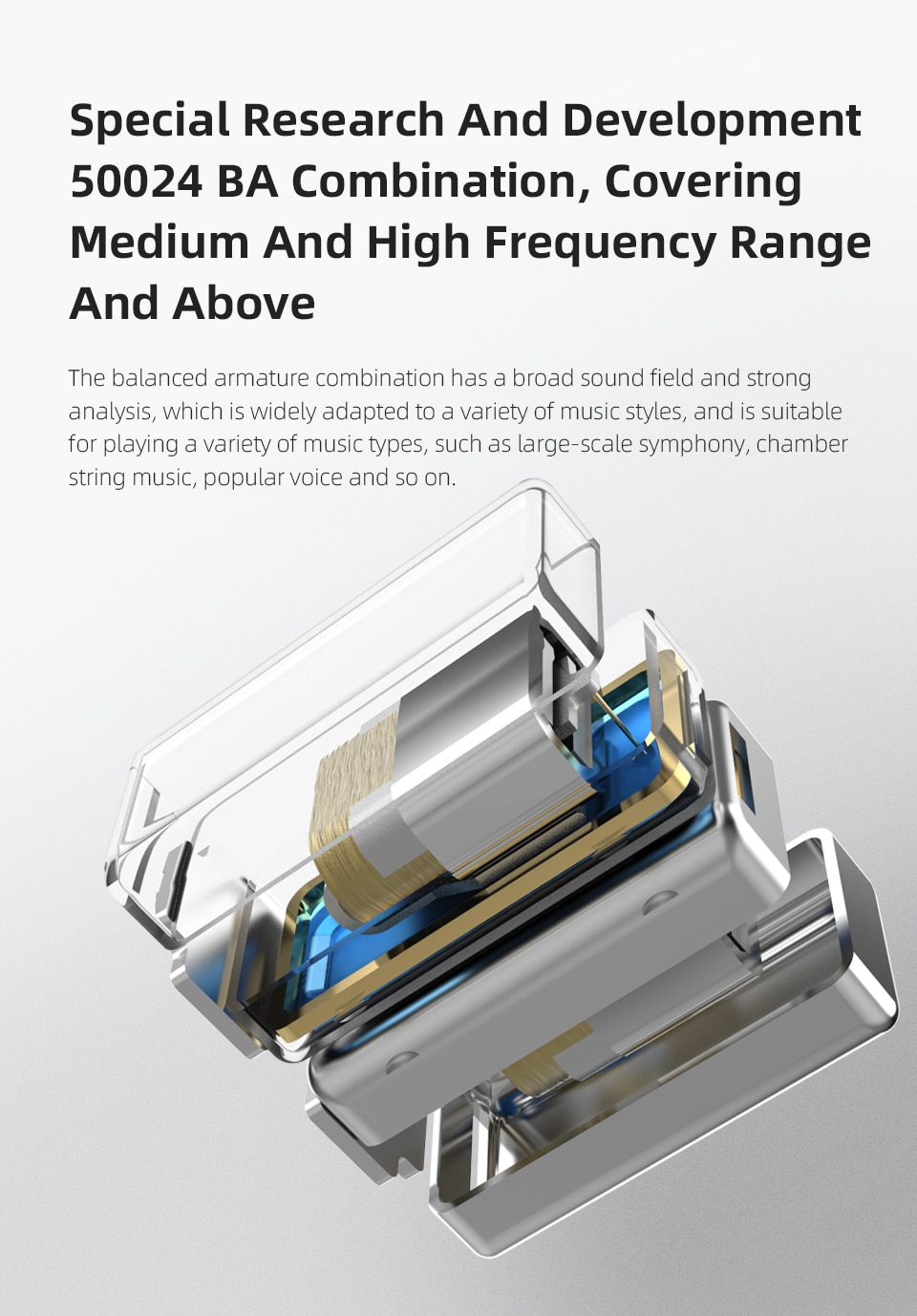 ขาย KZ ZAX หูฟัง Hybrid 8 ไดรเวอร์ 7BA+1DD ประกันศูนย์ไทย