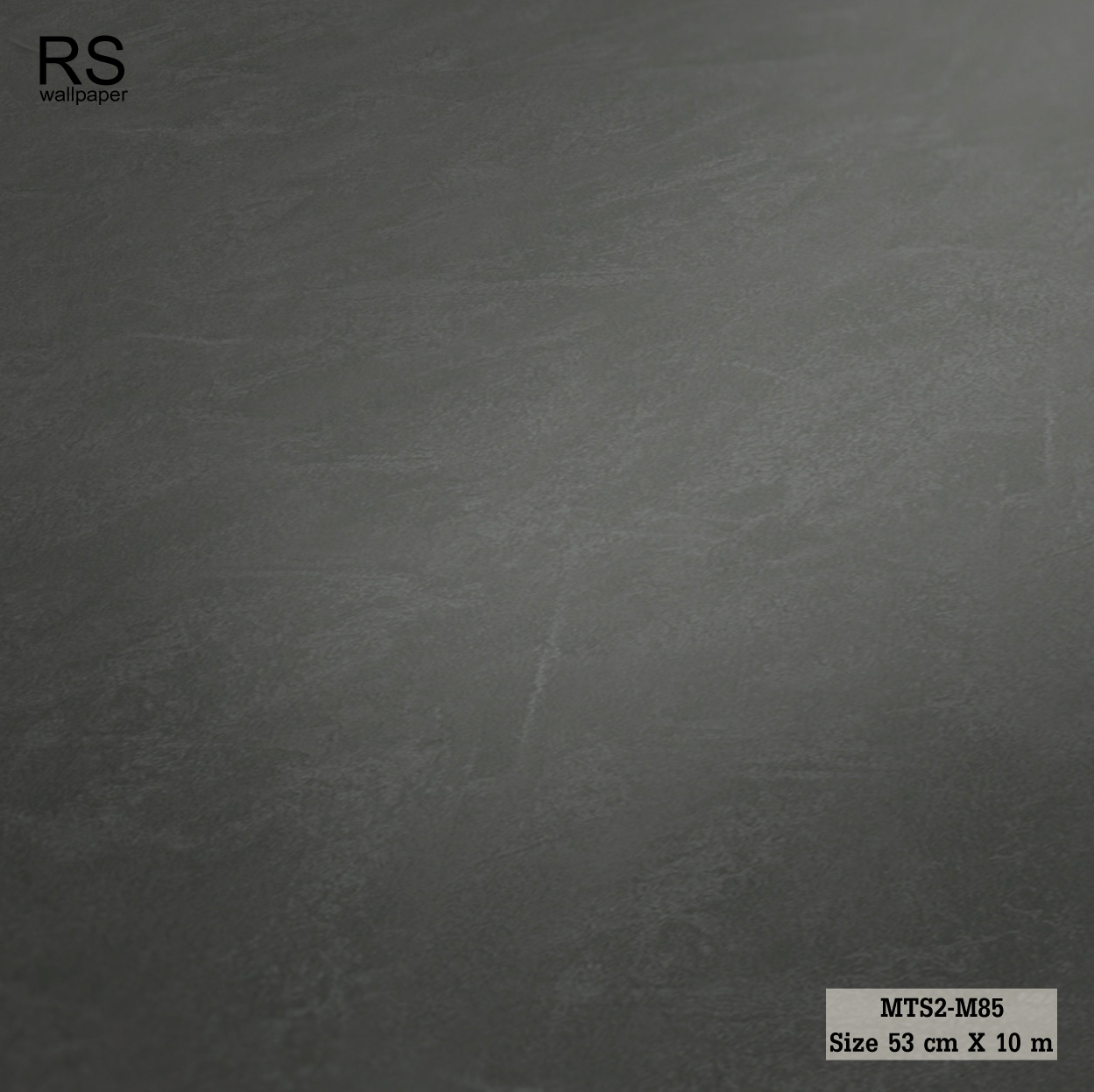 วอลเปเปอร์ ลายปูนเปลือยสีเทาเข้ม MTS2-M85
