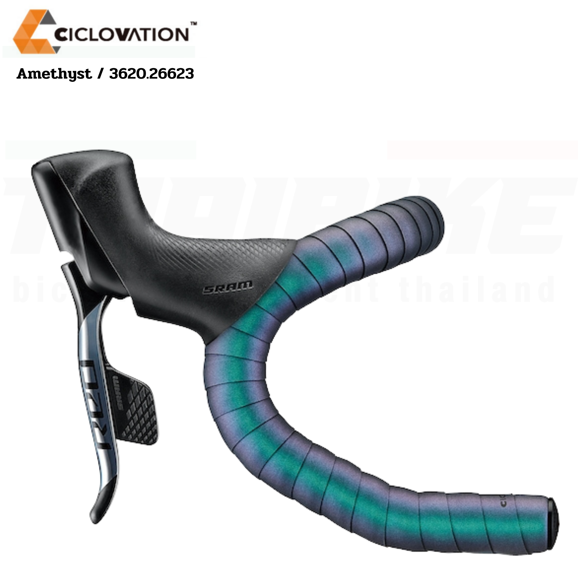 ผ้าพันแฮนด์จักรยานเสือหมอบ CICLOVATION Advanced Poly Touch Cosmic Haze