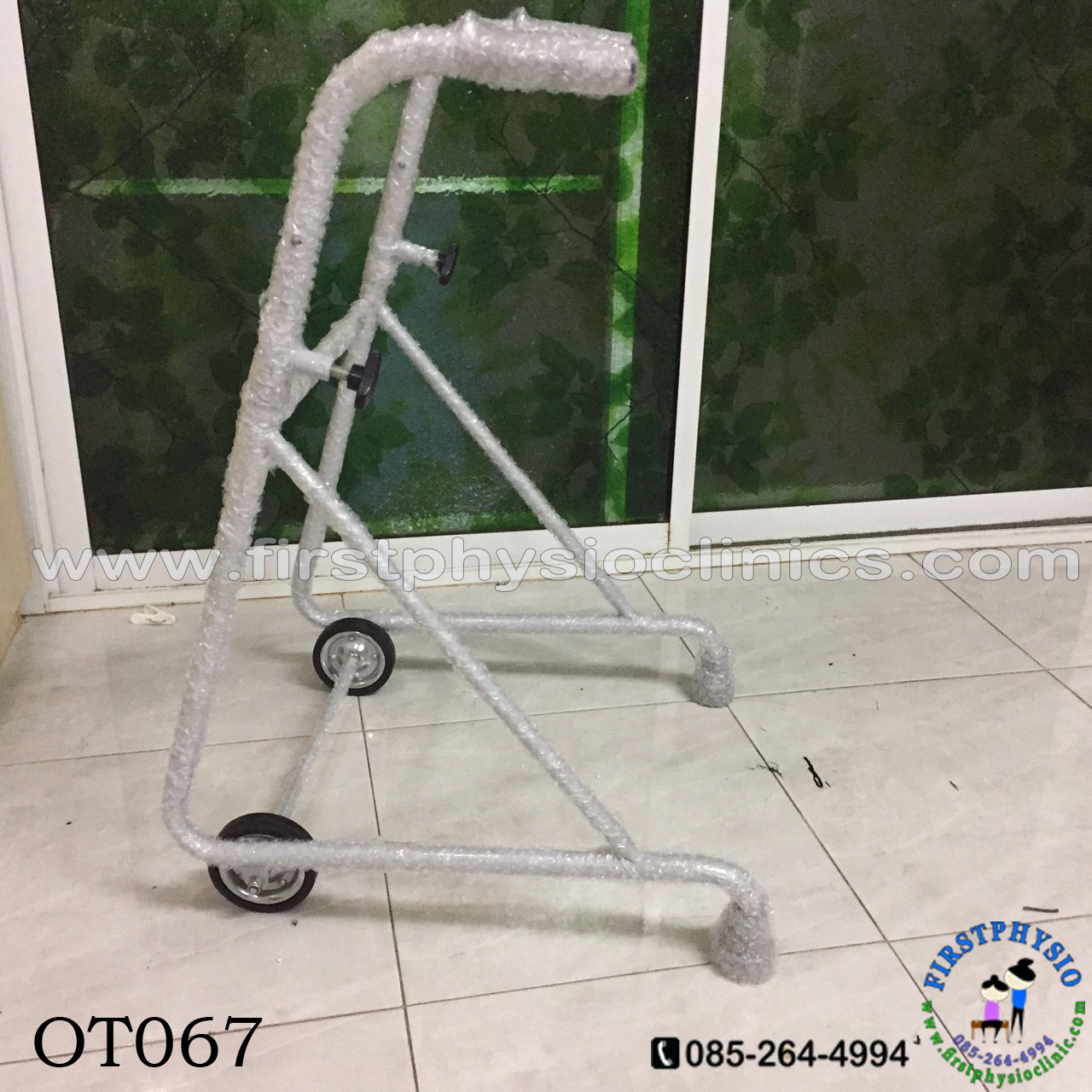 Anterior walker/ที่ฝึกเดินแบบมีล้อหน้าขนาดกลาง ปรับได้