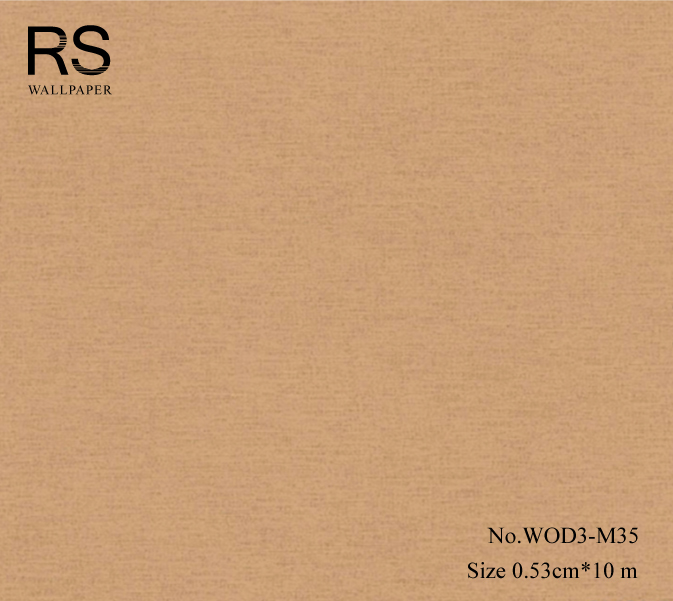 วอลเปเปอร์ลายผ้าสีชาเย็น WOD3-M35