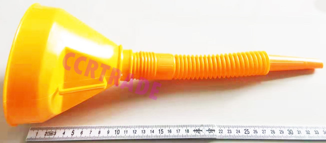 กรวยน้ำมันสีสด+ท่อต่อ 35 ซม.